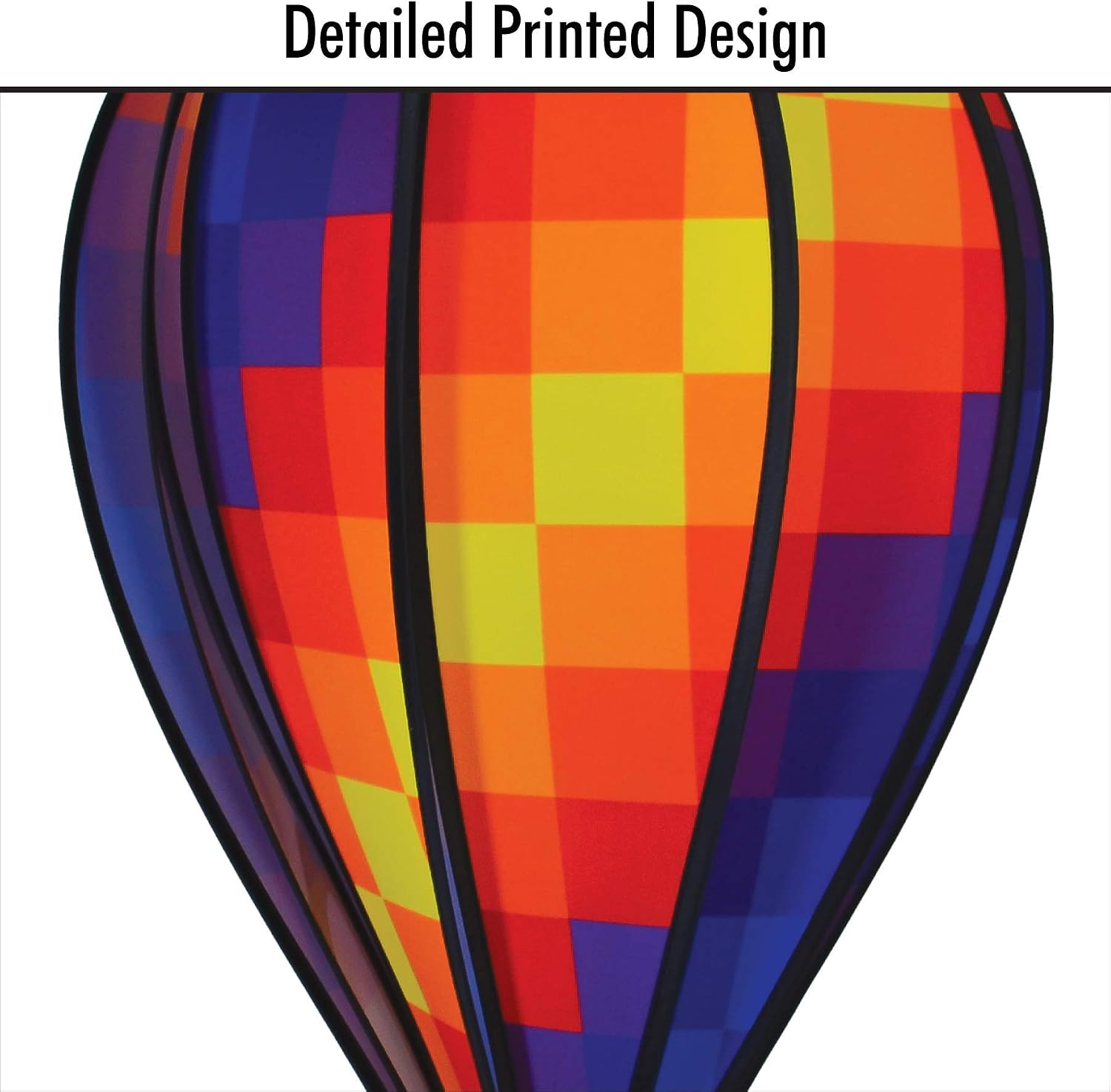 In the Breeze 0990 USA Flag 10-Panel Hot Air Balloon Wind Spinner