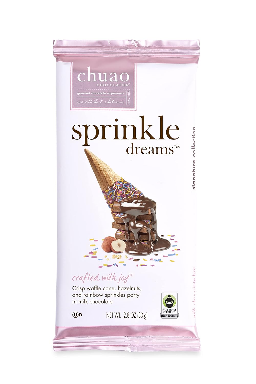 Chuao Chocolatier Ravishing Rocky Road Milk Chocolate Bars | Gourmet Almond Vegan Marshmallows Artisan No Preservatives | 10 Pack (2.8 oz each)