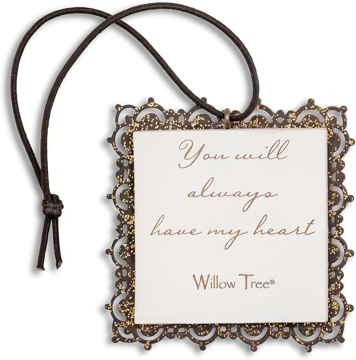 Willow Tree Holy Family, Sculpted Hand-Painted Hanging Ornament | Sentimental Keepsake Gift for Loved Ones, Cast from a Susan Lordi Original Carving, Cast Resin, Ready to Hang