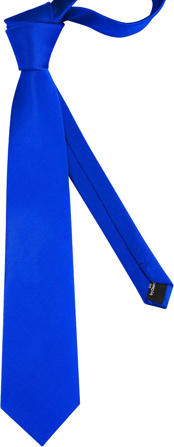GUSLESON Classic New 3.15"（8cm） Men's Solid Color Necktie Wedding Business Tie + Gift Box