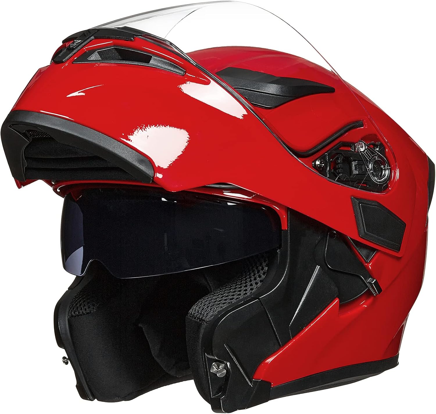 ILM Motorcycle Dual Visor Flip up Modular Full Face Helmet DOT Model 902/902L