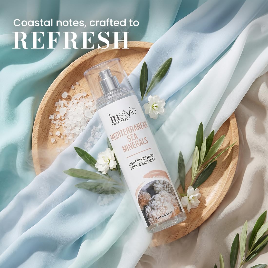 Instyle Fragrances Light Refreshing Body & Hair Mist, Tahitian Vanilla