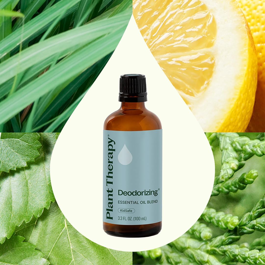 Plant Therapy Deodorizing Essential Oil Blend 10 mL Ideal for Cleaning | Pure Essential Oils, Undiluted, Ideal for Household Cleaning & Deodorizing