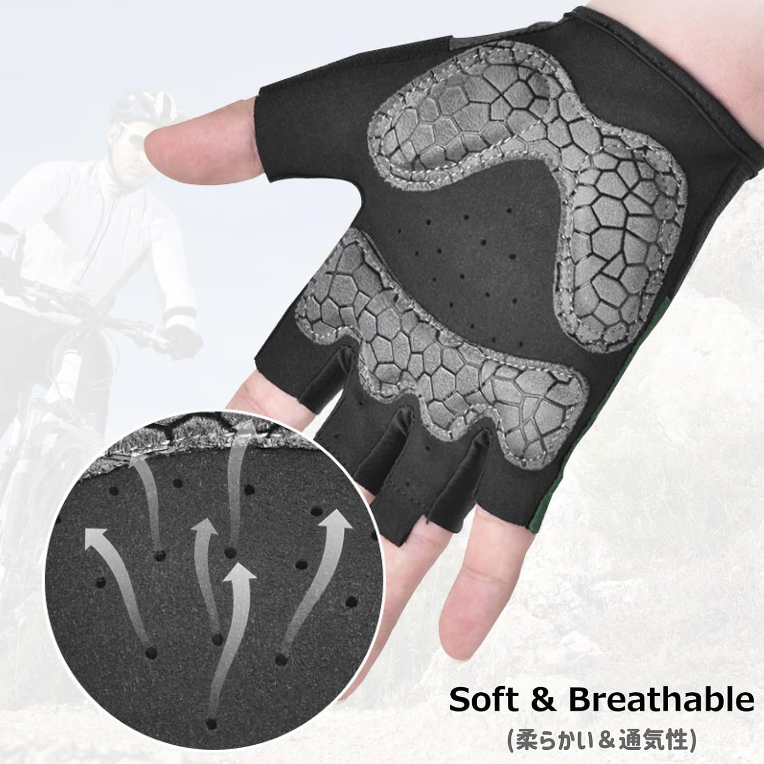 Azarxis Skeleton Gloves Adjustable Lightweight Racing Skull Sports Work Bone Gloves Anti-Slip Breathable for Men & Women Motorcycle, Cycling, Biking