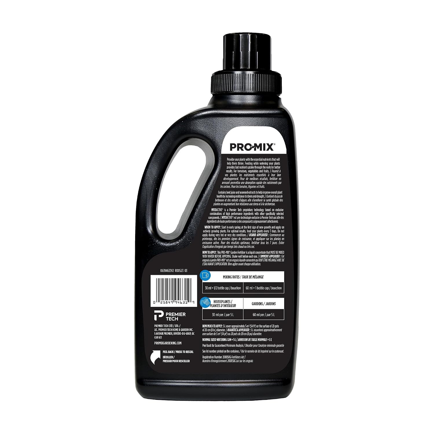 Pro-Mix 1L 3-6-12 Liquid Tomato/Vegetable/Fruit Fertilizer