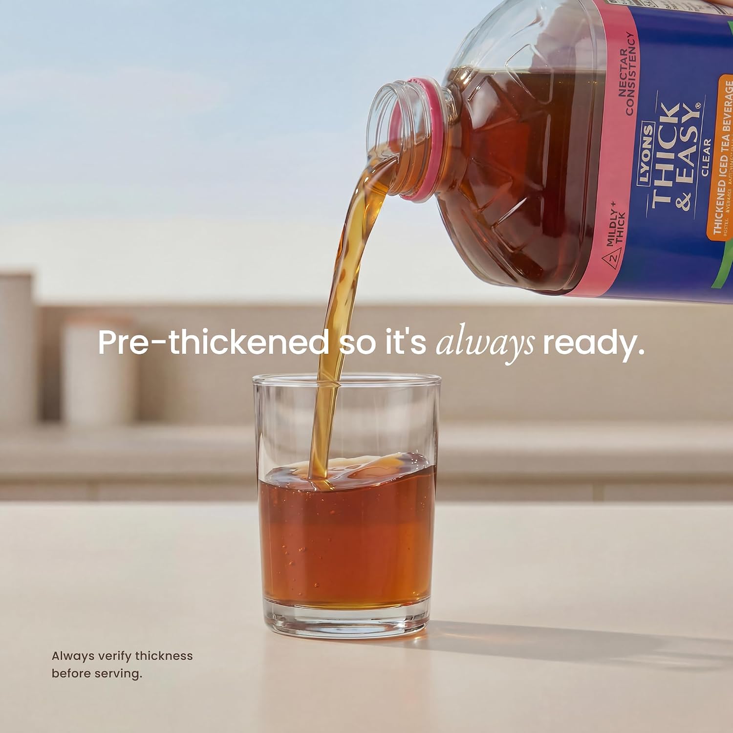 Thick & Easy Thickened Orange Juice, IDDSI Level 3 Ready-to-Drink Thickened Beverage for Swallowing Support, Moderately Thick Honey Consistency, 4 fl oz Cups - 24 Pack | IDDSI Level 3, Ready-to-Drink, Beverage for Swallowing Support, Moderately Thick Hon…