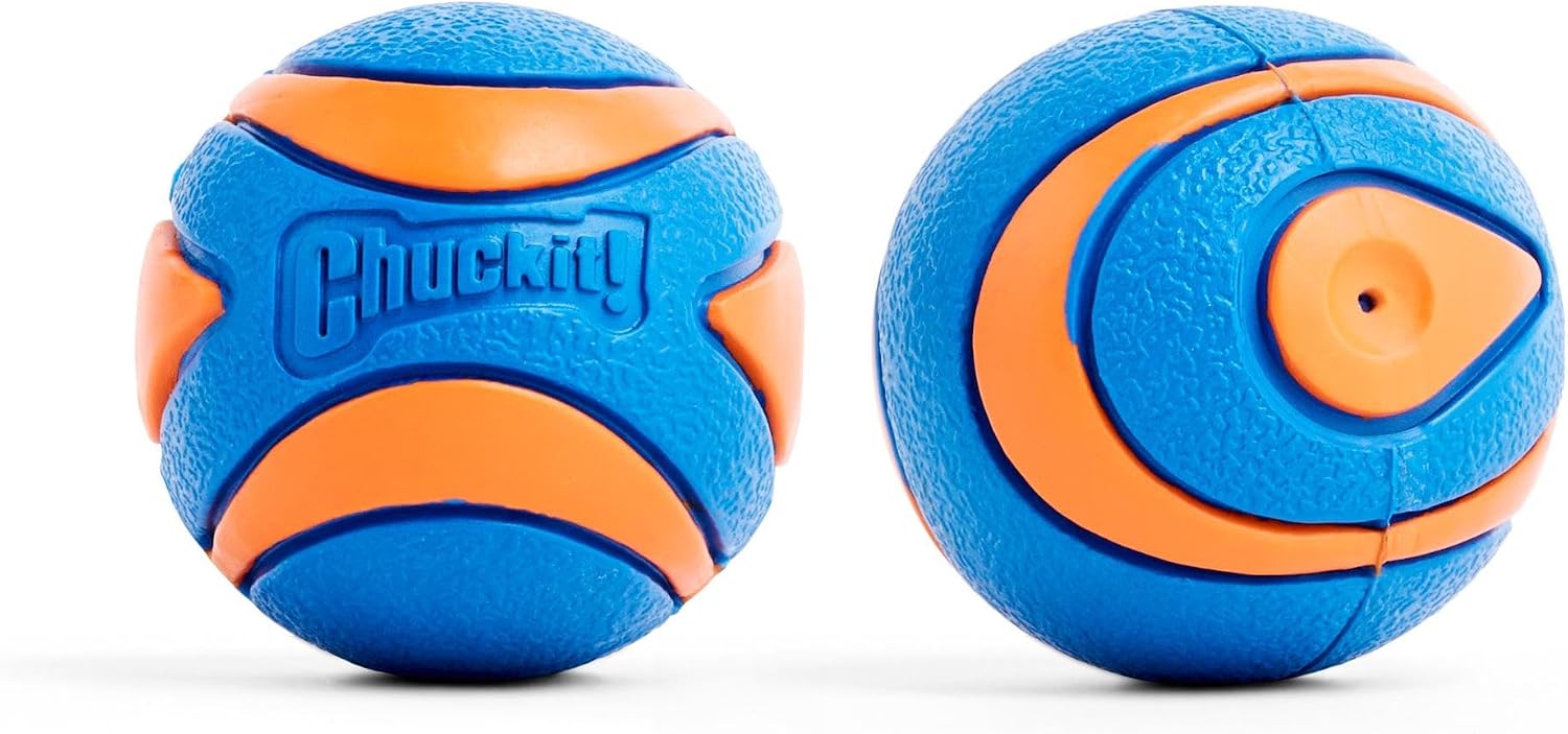 Chuckit! Ultra Ball Dog Toy, Balls for Dogs to Fetch, Durable Rubber, Small 2-inch, Pack of 2