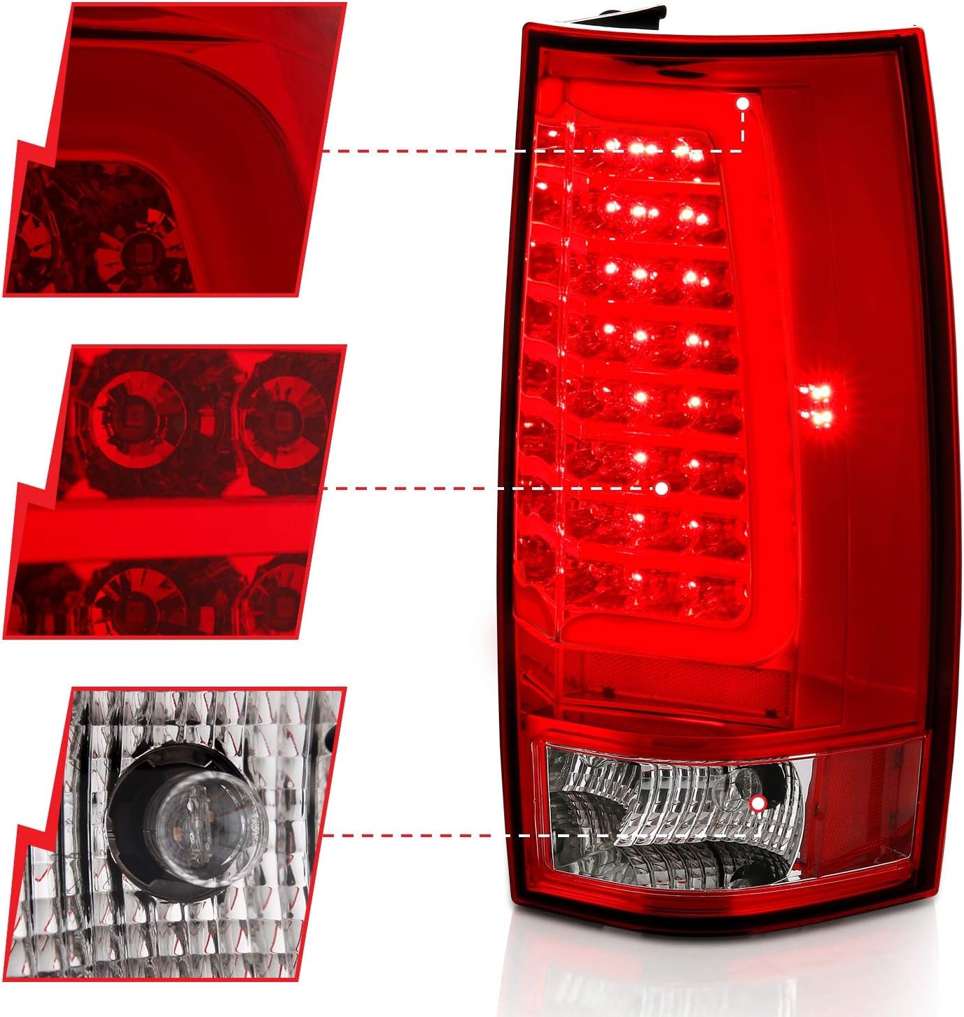Anzo, Usa Usa 311323 Taillamps Fits Chevrolet Tahoe