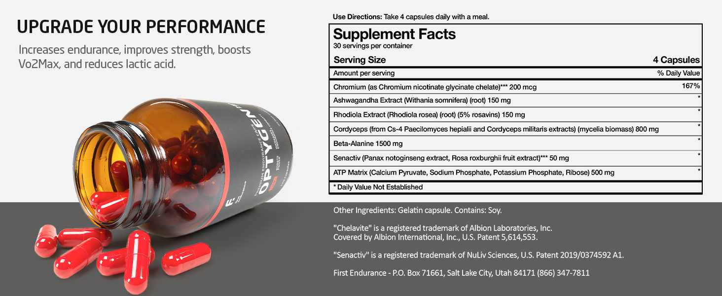 Enhances ATP production to fuel your training with lasting energy