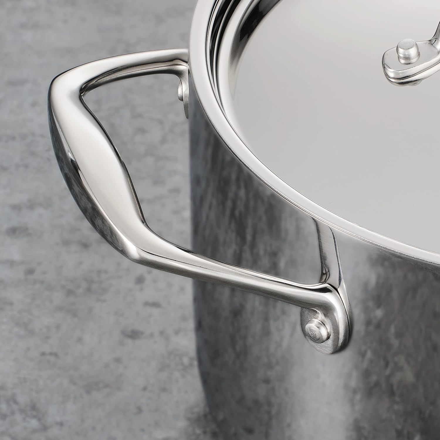 Tramontina Signature Tri-Ply Clad Stainless Steel 12-Inch Large Frying Pan | Induction-Ready Skillet, Dishwasher-Safe, NSF-Certified
