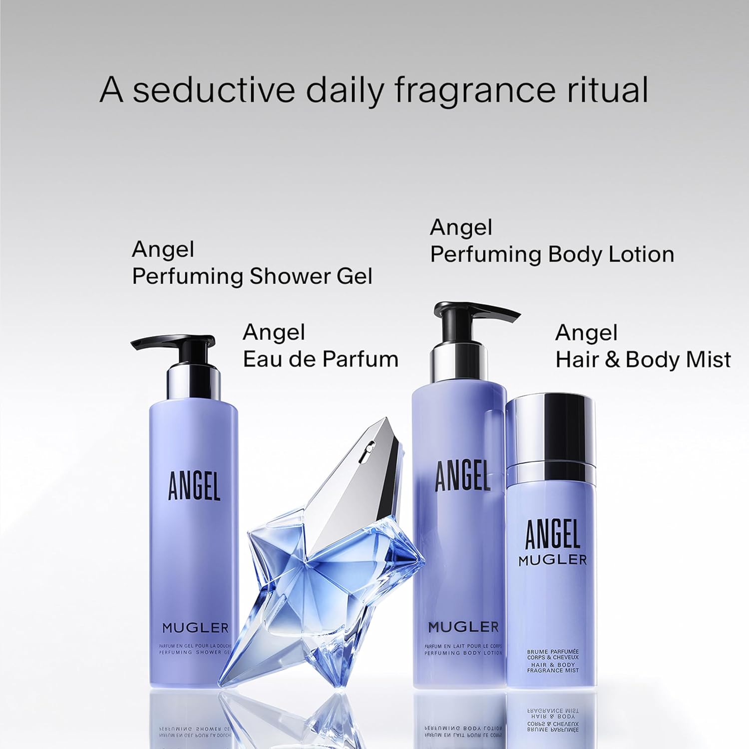 Mugler Angel Eau de Parfum - Long Lasting Ambery Gourmand Perfume for Women | Fragrance with Bergamot, Praline & Patchouli - Long Lasting Womens Gourmand Scent - Perfect for Everyday Wear - Refillable