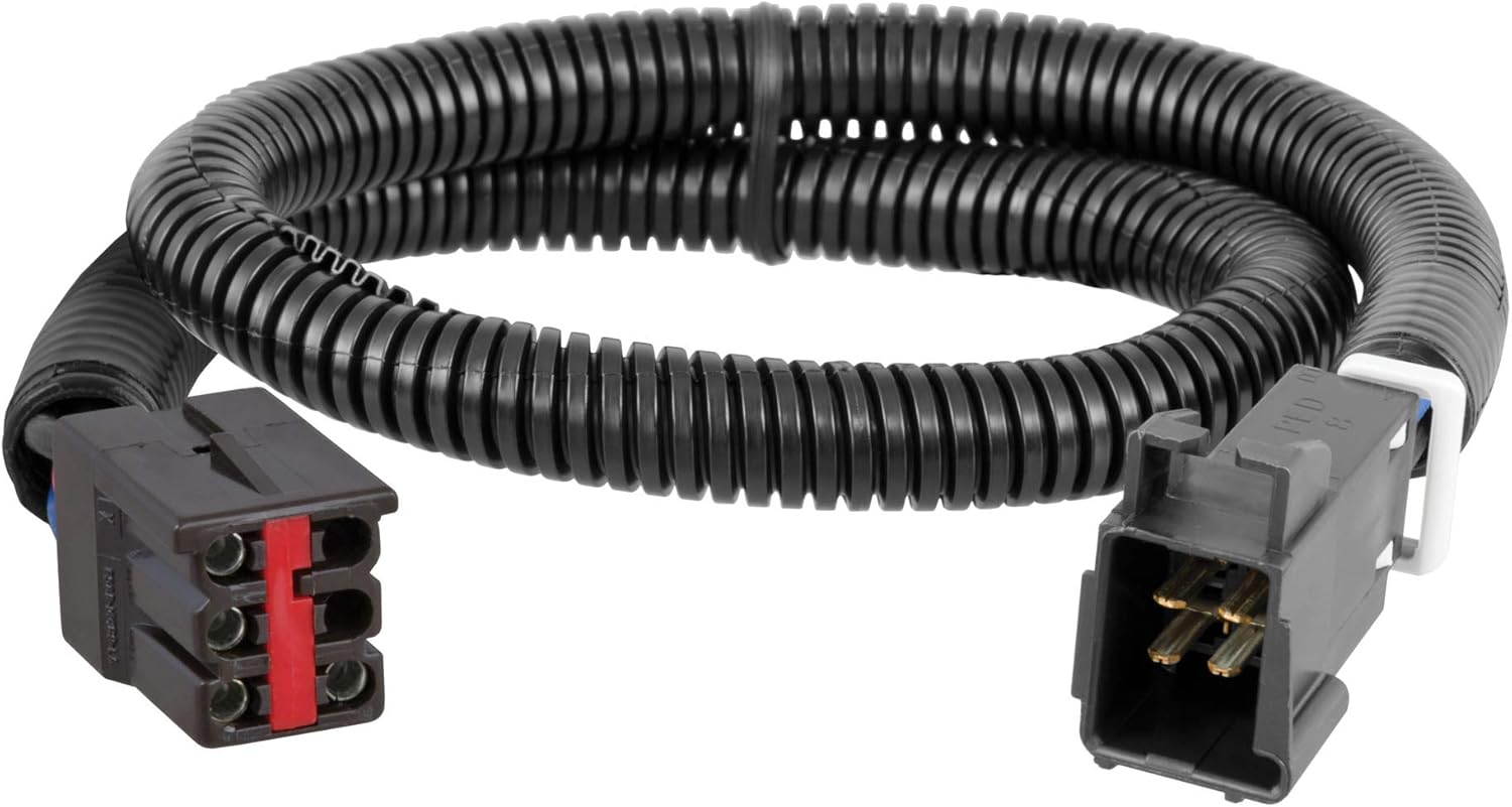 CURT 51323 Quick Plug Electric Trailer Brake Controller Wiring Harness, Fits Select Ford, Land Rover, Lincoln, Mercury Trucks and SUVs