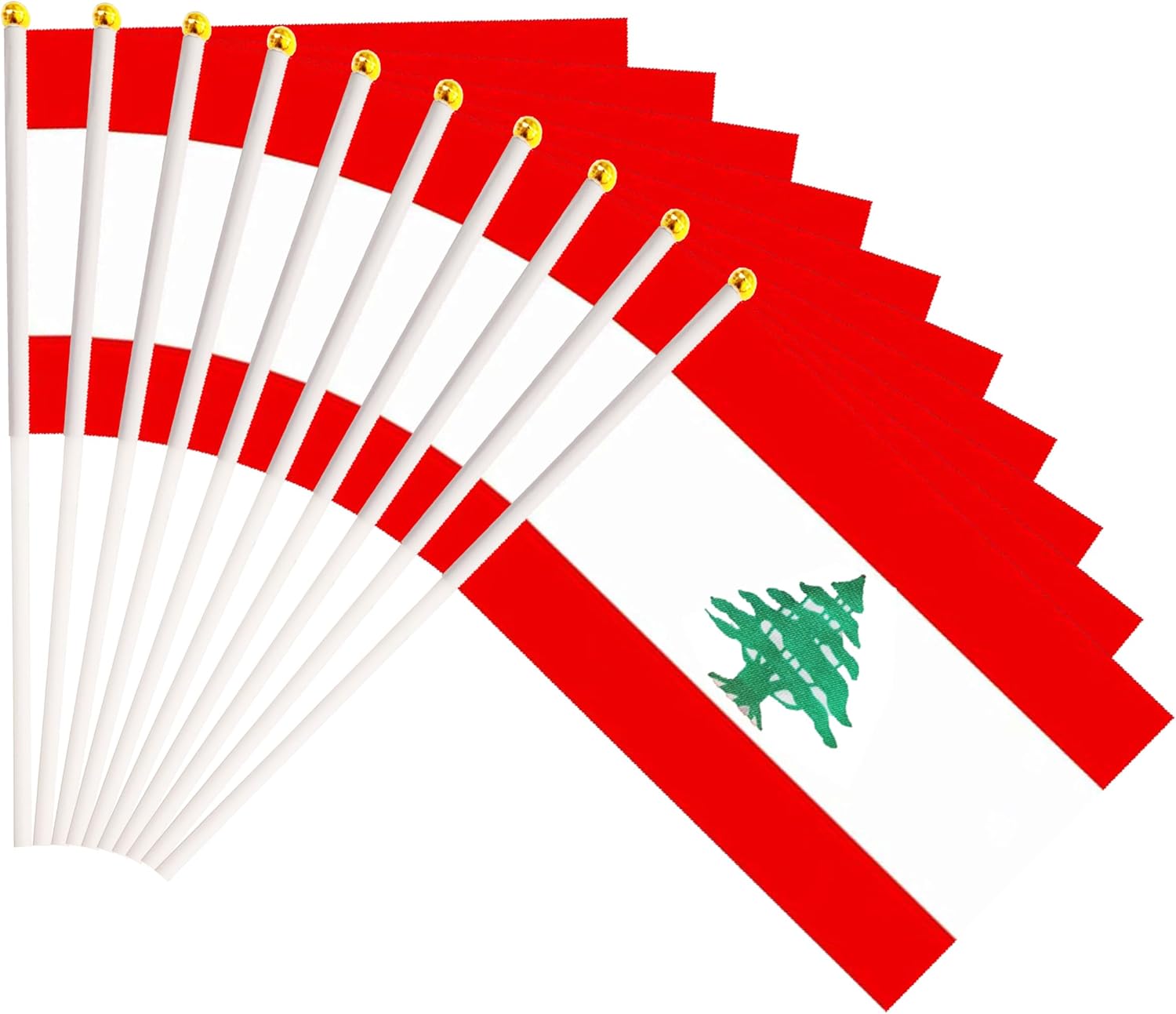 50 Pack Nicaragua Nicaraguan on Stick Flags,Small Mini Hand Held Nicaragua Nicaraguan Flags 5.5x8.3 Inch, Grand Opening, Carnival,Party Events Celebration