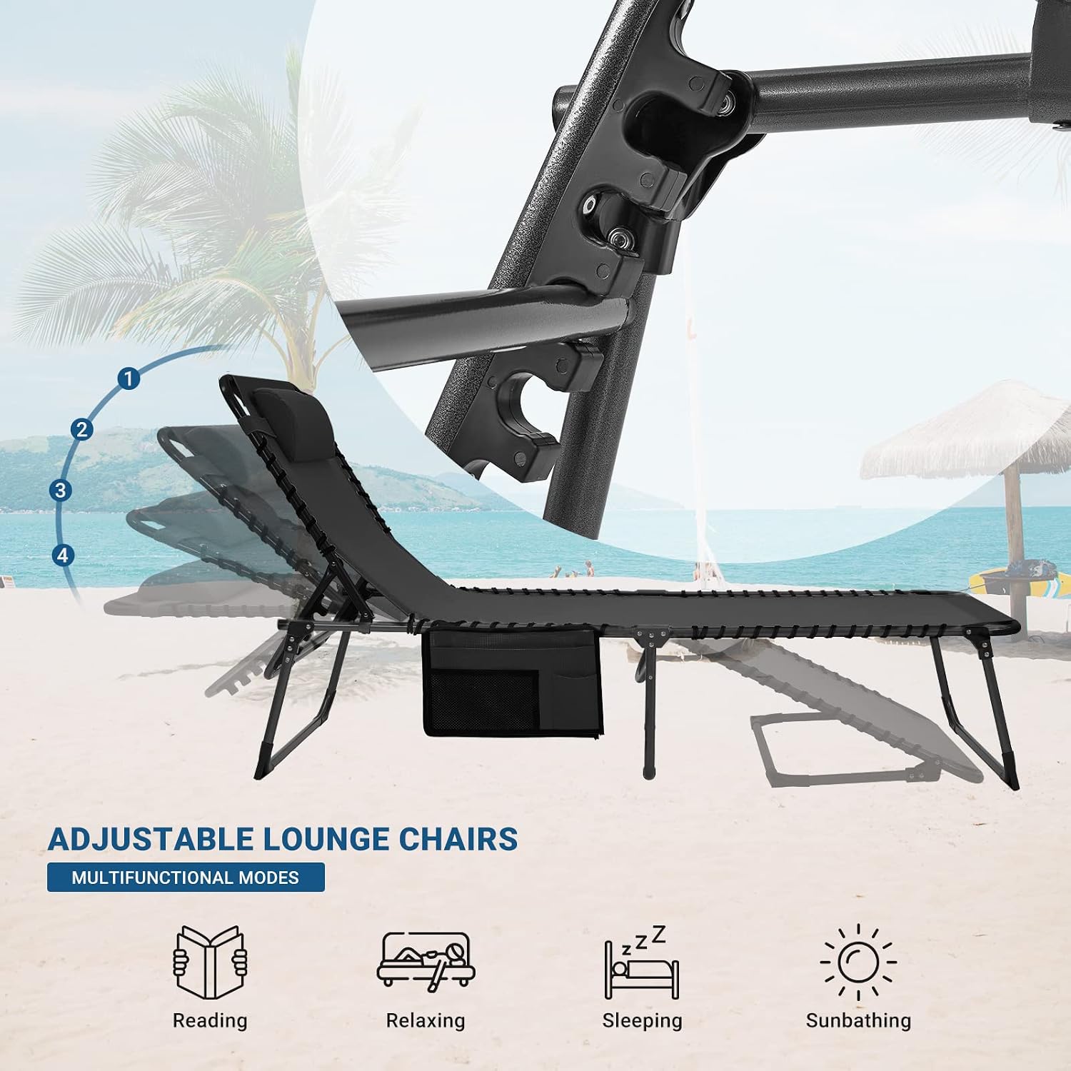 KingCamp Lounge Chair Outdoor