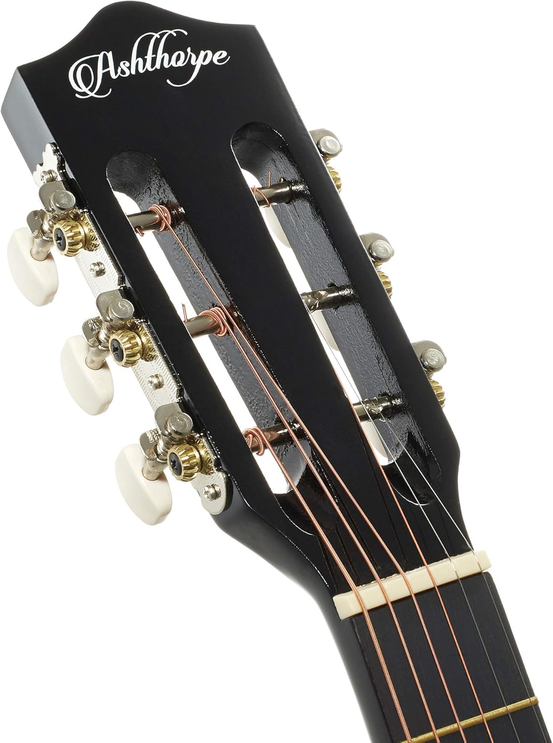 Ashthorpe 38-inch Beginner Acoustic Guitar (Red), Starter Kit with Gig Bag, Extra Strings, Strap, Picks, and Lessons
