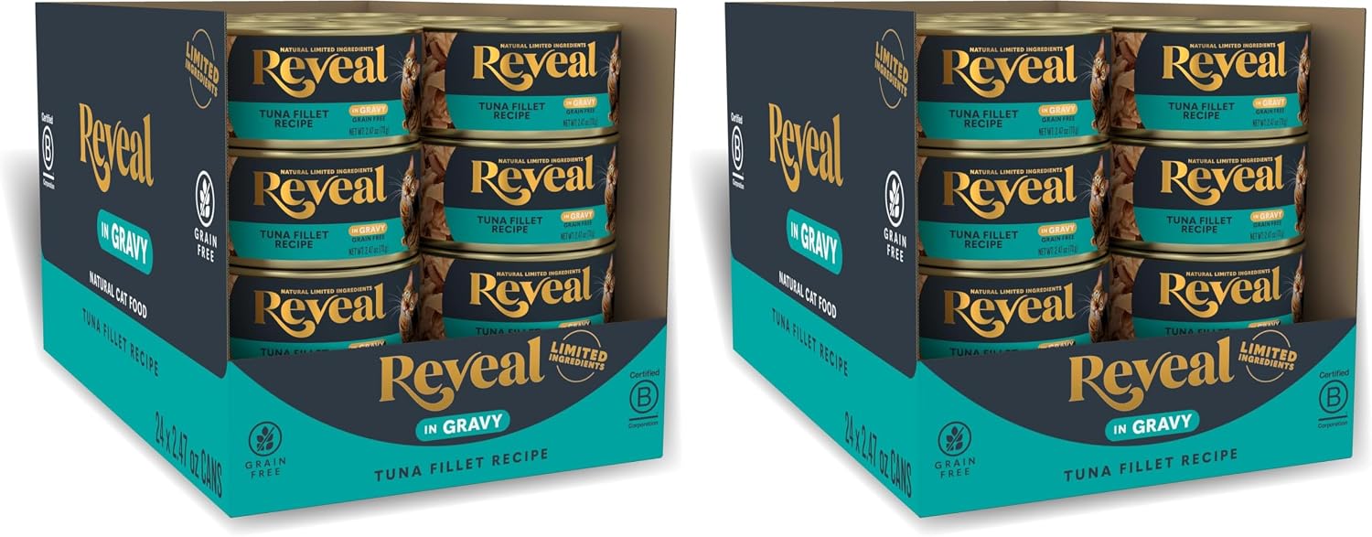 Reveal Tuna in Gravy Wet Cat Food 24-Pack 2.47 oz Cans
