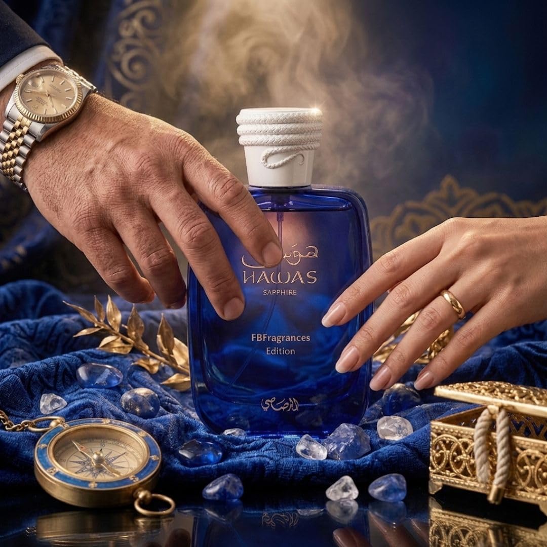 Rasasi Hawas For Men Eau De Parfum Spray 100ML (3.4 Oz) - Long Lasting Arabian Perfume, Premium Perfume Men, Ideal for Special Occasions & Daily Elegance, A Bold and Captivating Fragrance
