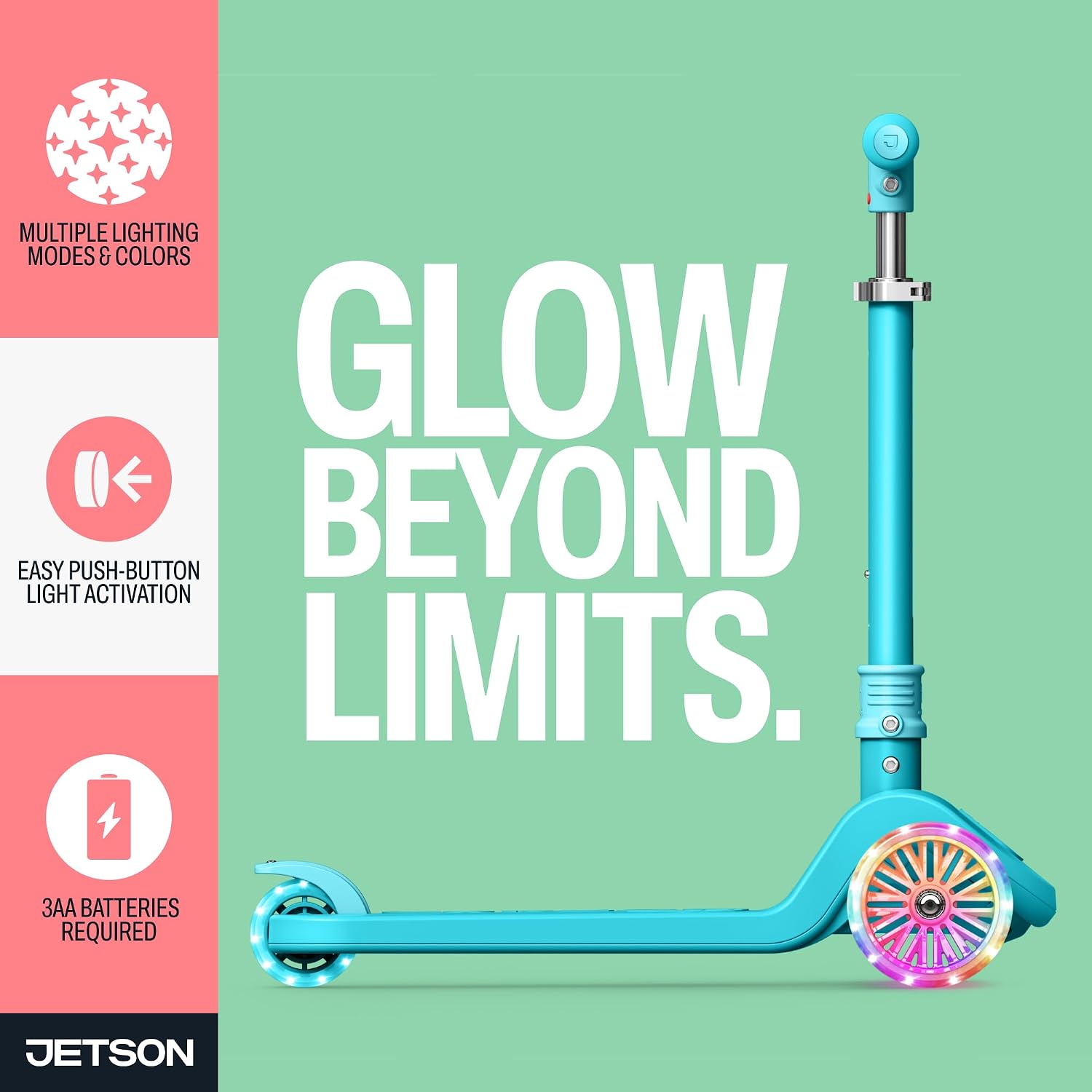Jetson Scooters - Jupiter Mini Kick Scooter, Foldable, Lightweight, Portable