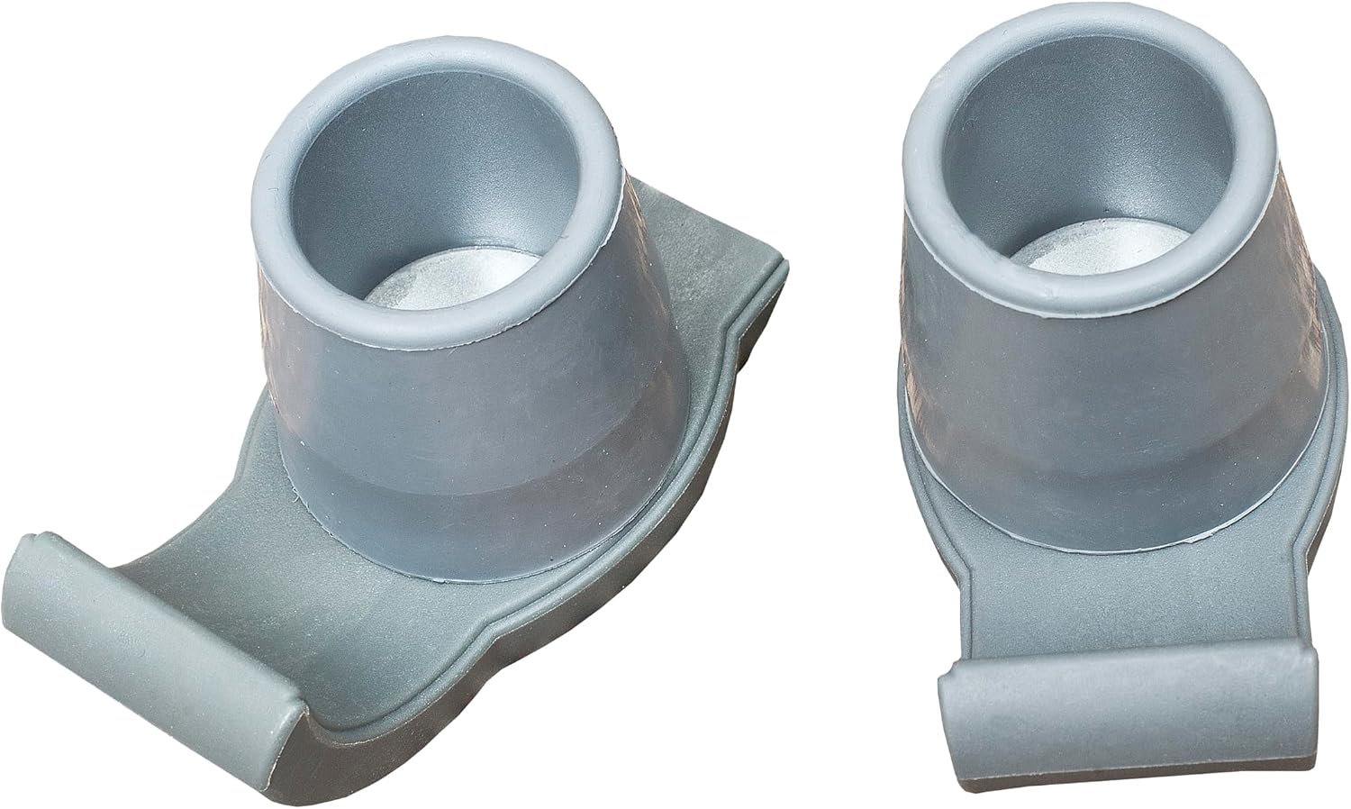 Essential Medical Supply Pop & Glide Easy Use Walker Ski Glides, 2 Pack - Universal Fit Walker Accessories in Gray
