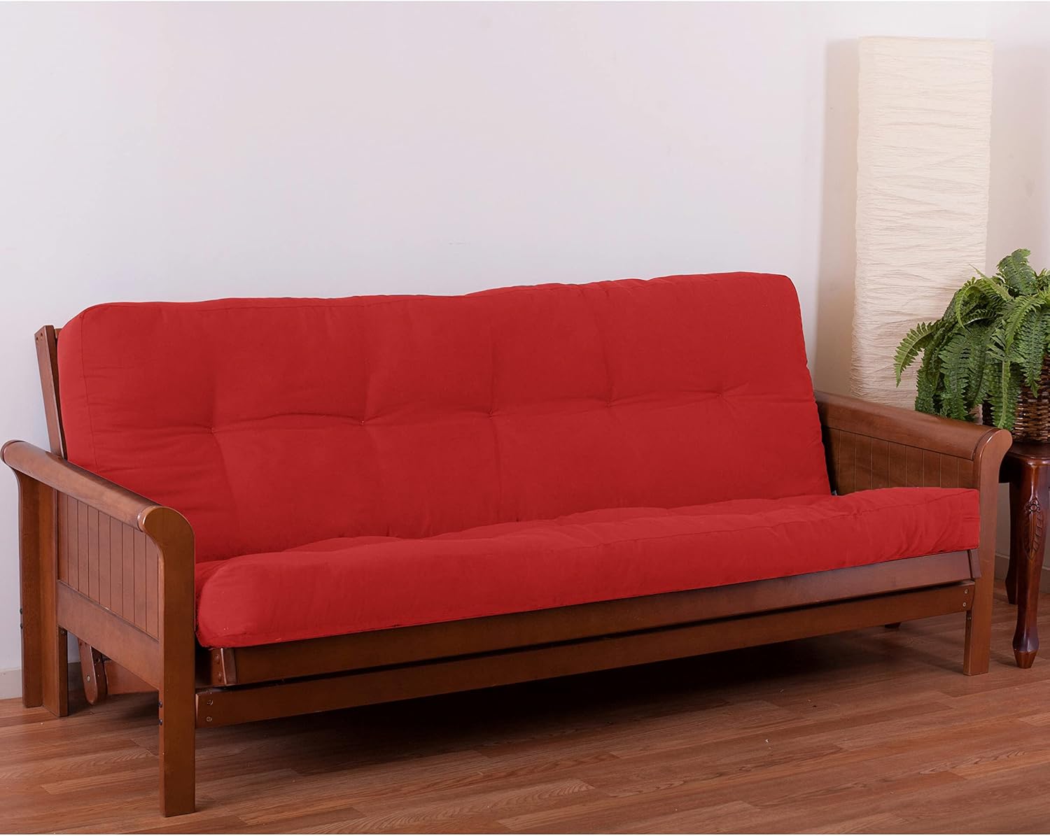 Blazing Needles Renewal 6" Twill Futon Mattress, Queen, Sage