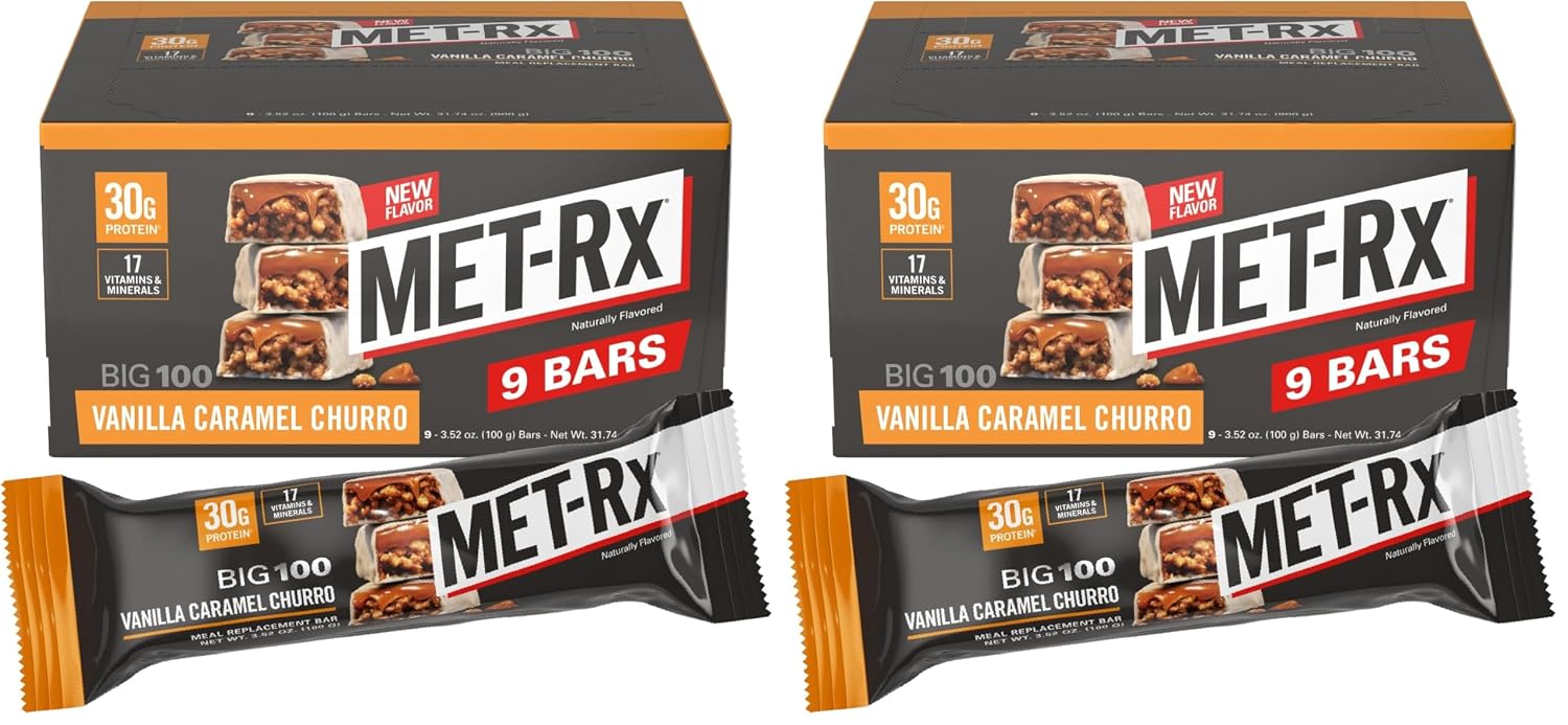 MET-Rx Protein Plus Bar, Great as Healthy Meal Replacement, Snack, and Help Support Energy, Gluten Free, Peanut Butter Cup, With Vitamin A, Vitamin C, and Zinc to Support Immune Health, 85 g,9 Count | Great as Healthy Meal Replacement, Snack, and Help Su…