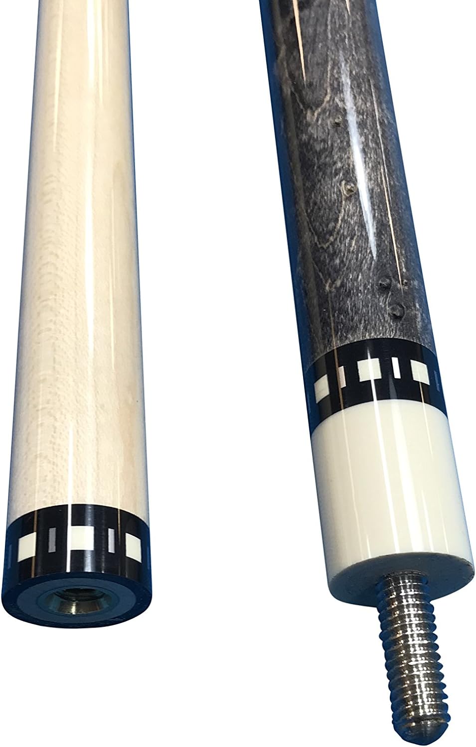 Meucci SB1-S Handcrafted Billiards Pool Cue Stick - Smoke Grey Stain + Hard CASE