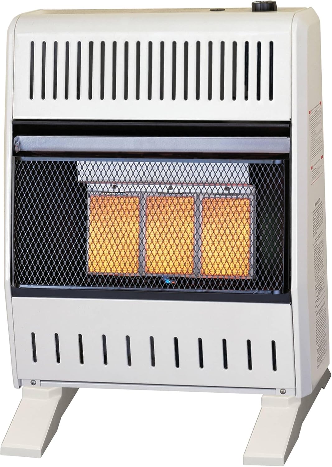 ProCom Heating Liquid Propane Ventless Infrared Plaque Heater With Base Feet - 10,000 BTU, Manual Control - Model# ML100HPA-B