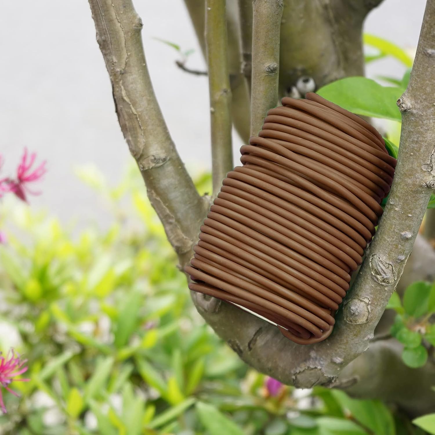 Decoroca Soft Plant Ties for Support - 65.6' Reusable Waterproof Plant Wire, 3.5mm Garden Twist