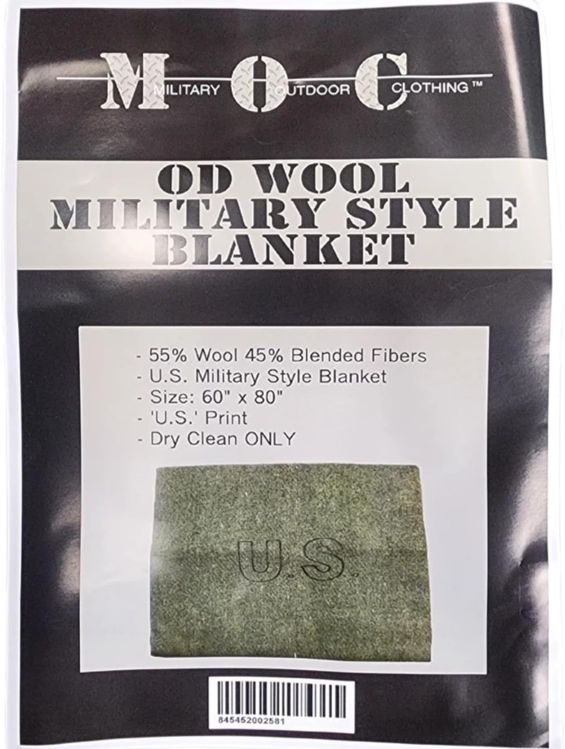 9023 U.S. Style Wool 3-Pound Military Blanket