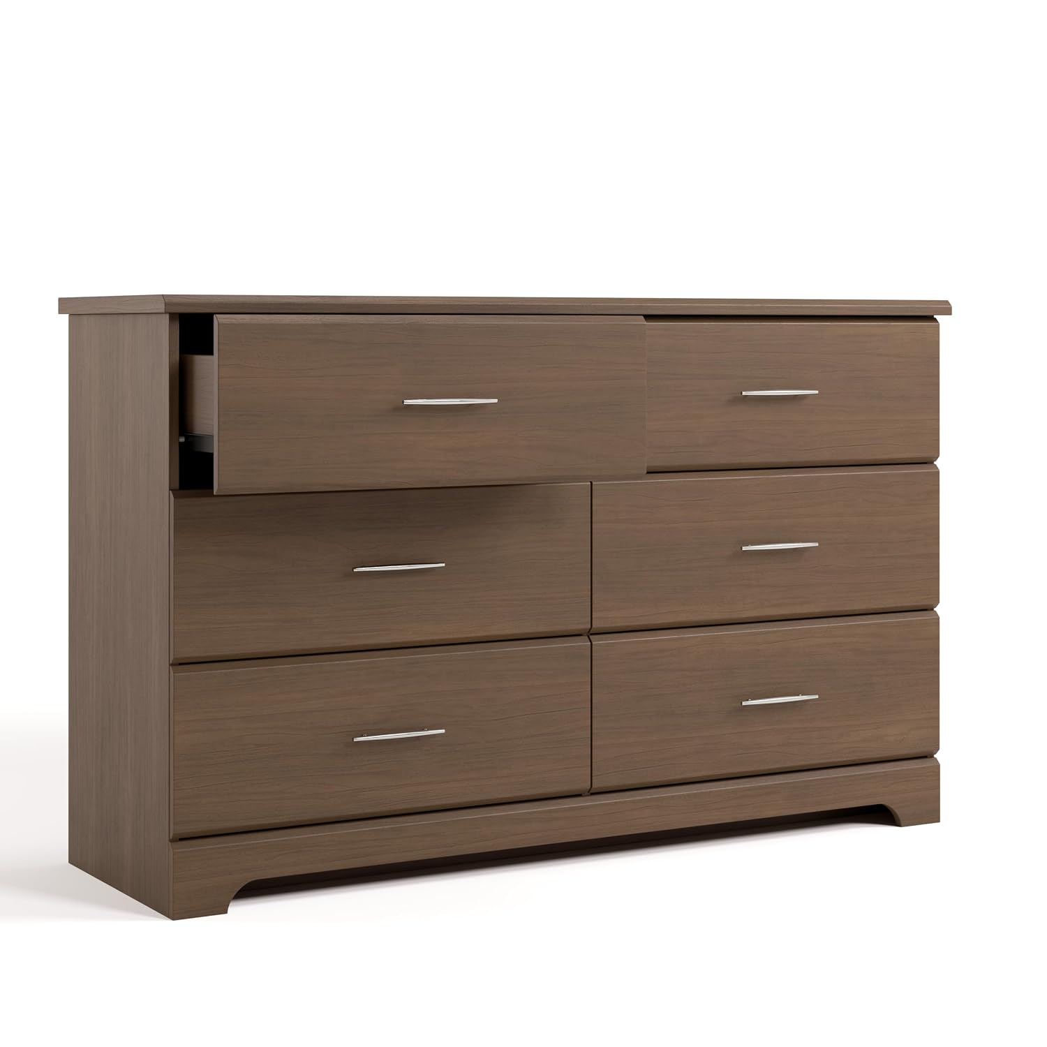 Storkcraft Brookside 2 Drawer Changing Table Dresser, Pebble Gray