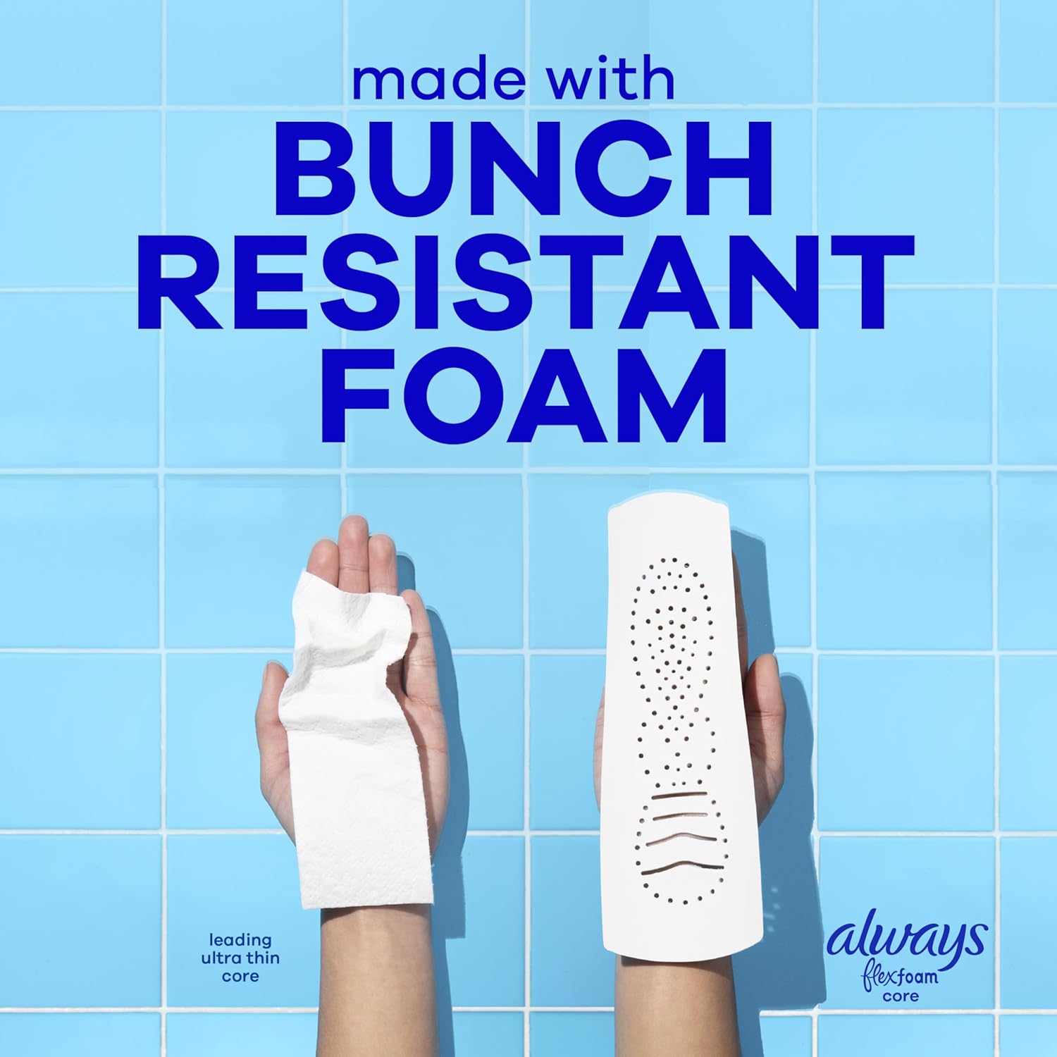 Always Infinity Feminine Pads for Women, Size 3, Extra Heavy Flow, with Wings, Unscented, 28 CT