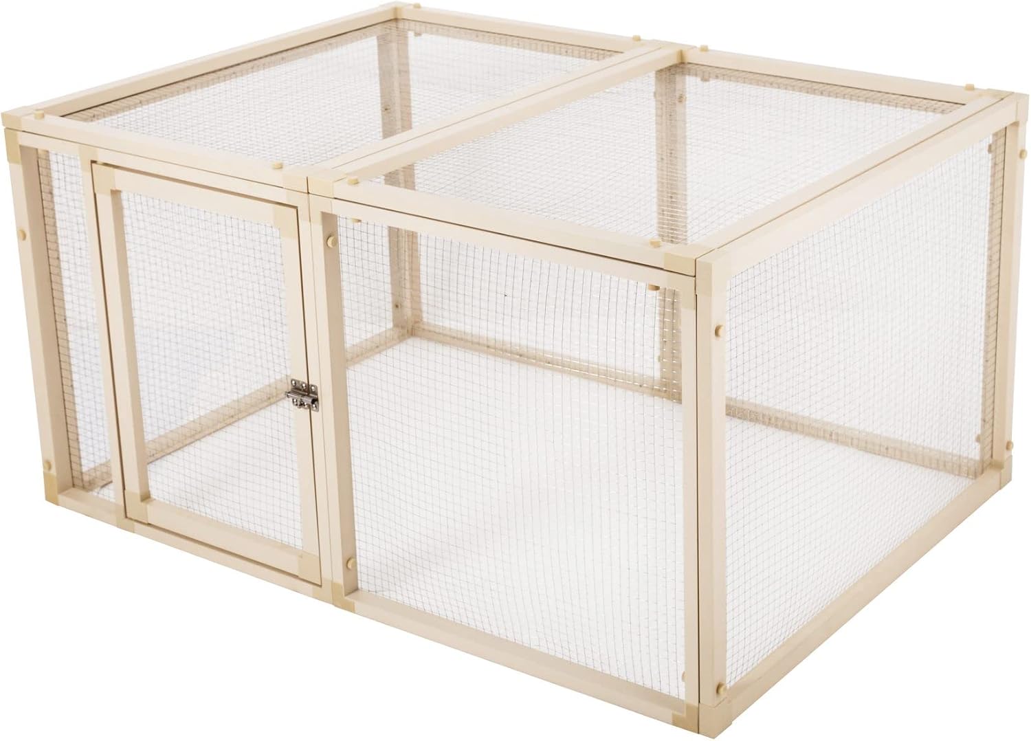 New Age Pet ECOFLEX Fontana Chicken Coop, Urban Barn for 2 to 3 Chickens, Easy Assembly, Eco Friendly & Durable, Tan