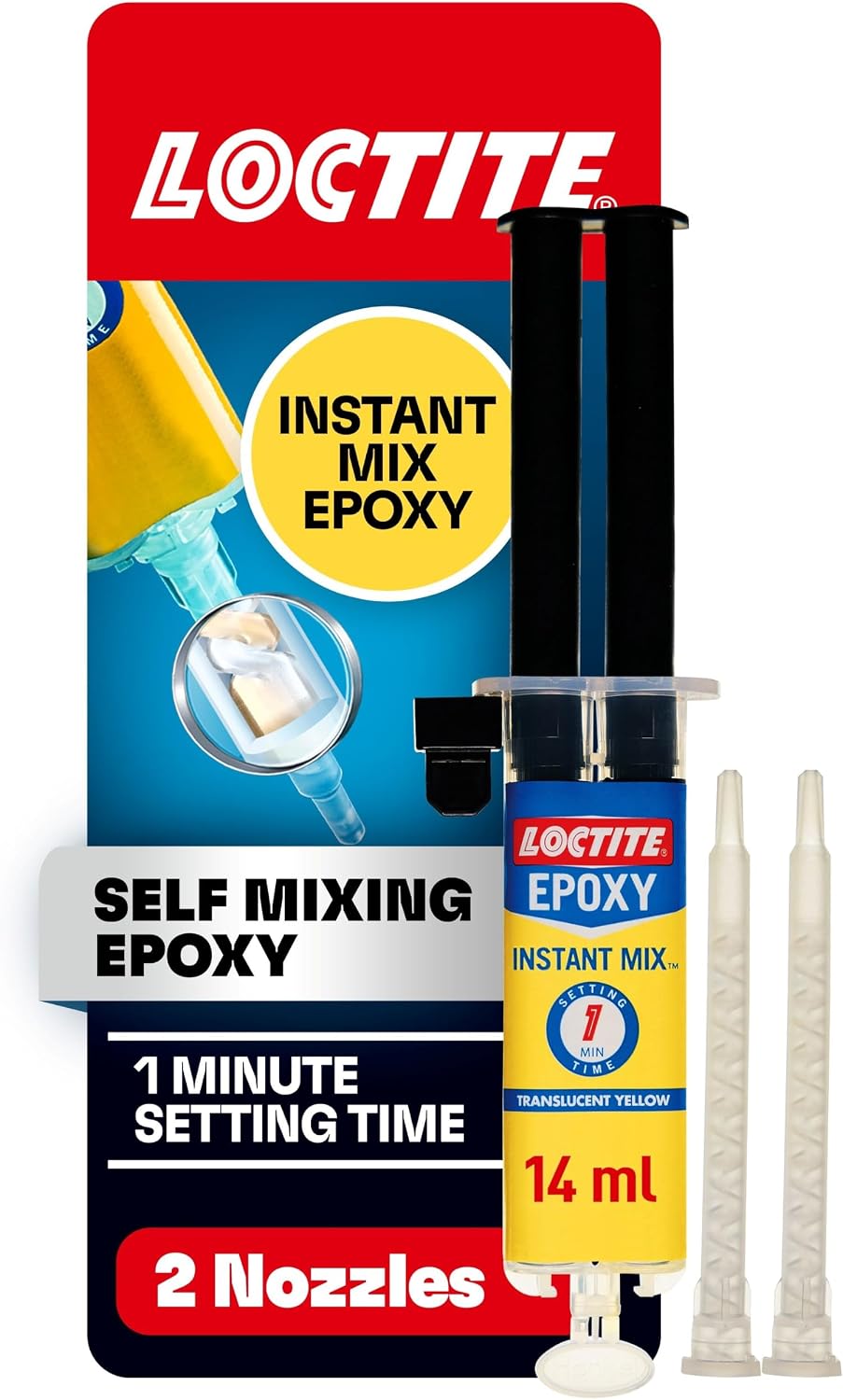 Loctite Epoxy Instant Mix 1 Minute, 0.47 fl oz