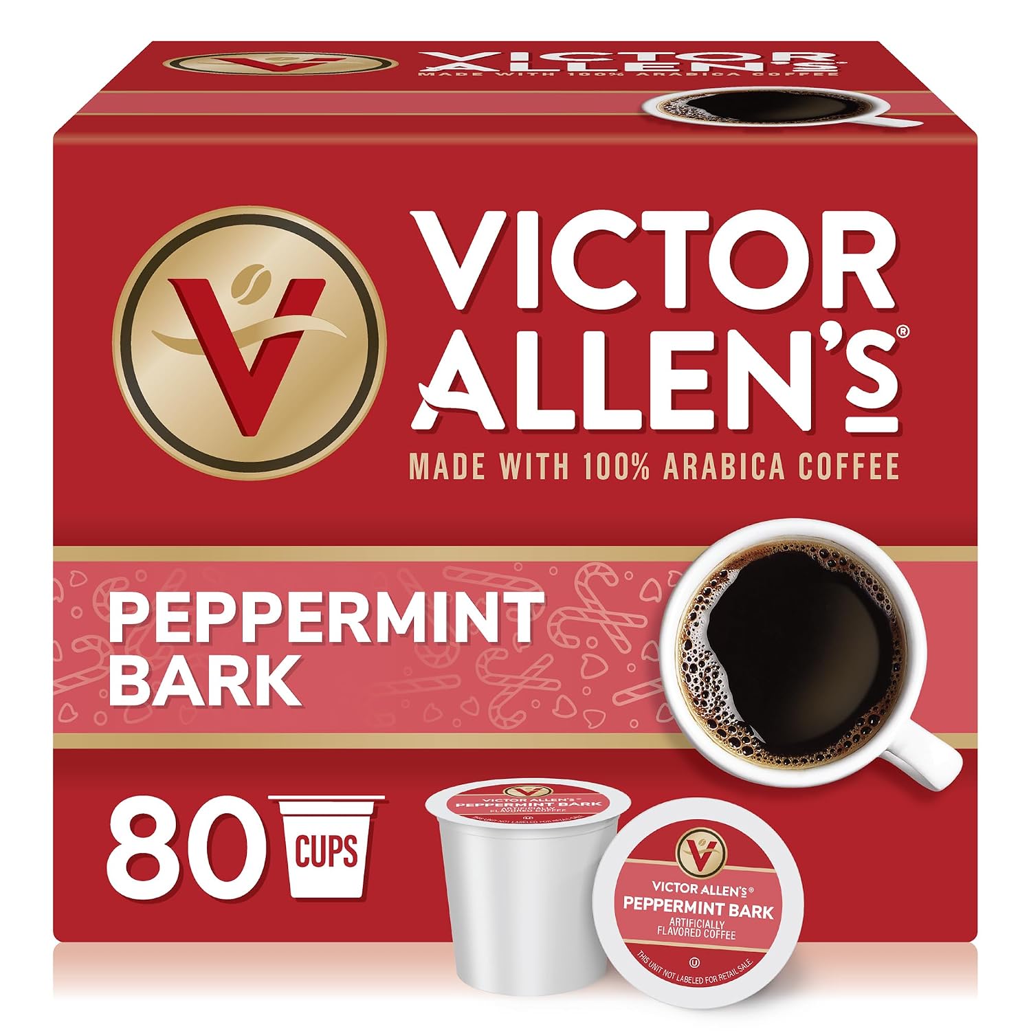 Victor Allen's Coffee Hazelnut Flavored, Medium Roast, 1 Pack - 12 Count, Single Serve Coffee Pods for Keurig K-Cup Brewers