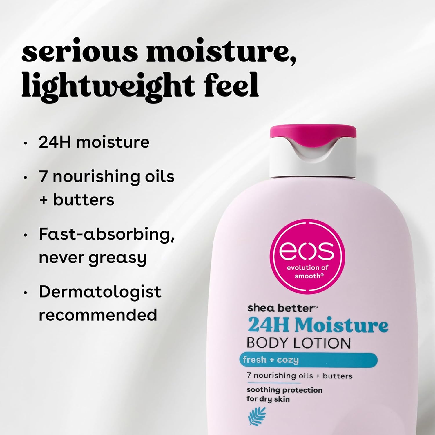eos Shea Better 24H Moisture Body Lotion- Pomegranate Raspberry, 16 fl oz