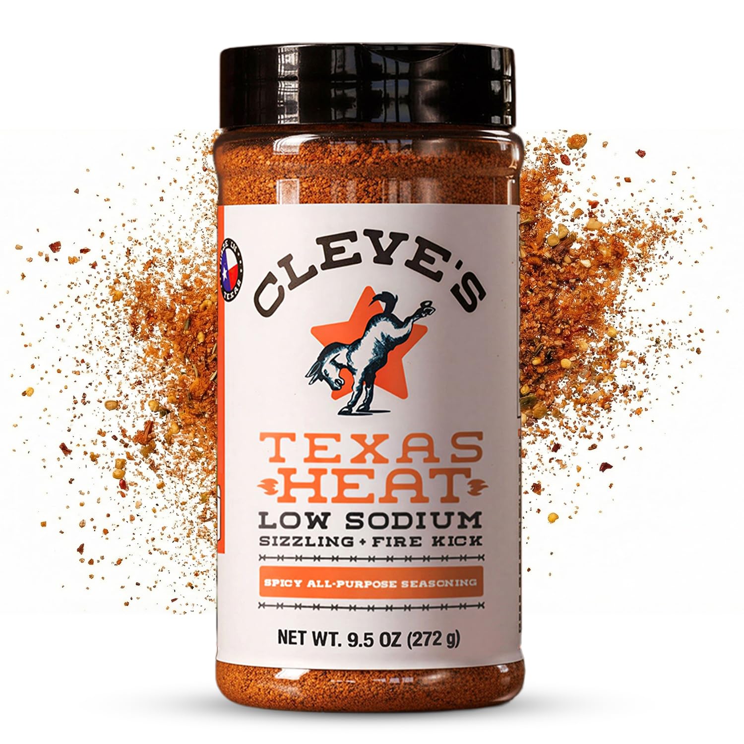 Cleve's Gourmet, Steak Seasoning for Grilling & Cooking, Steak Rub with Smoky Charred Flavor, Prime Rib Seasoning & Beef Seasoning, (Small, Cowboy Charcoal Steak Seasoning)
