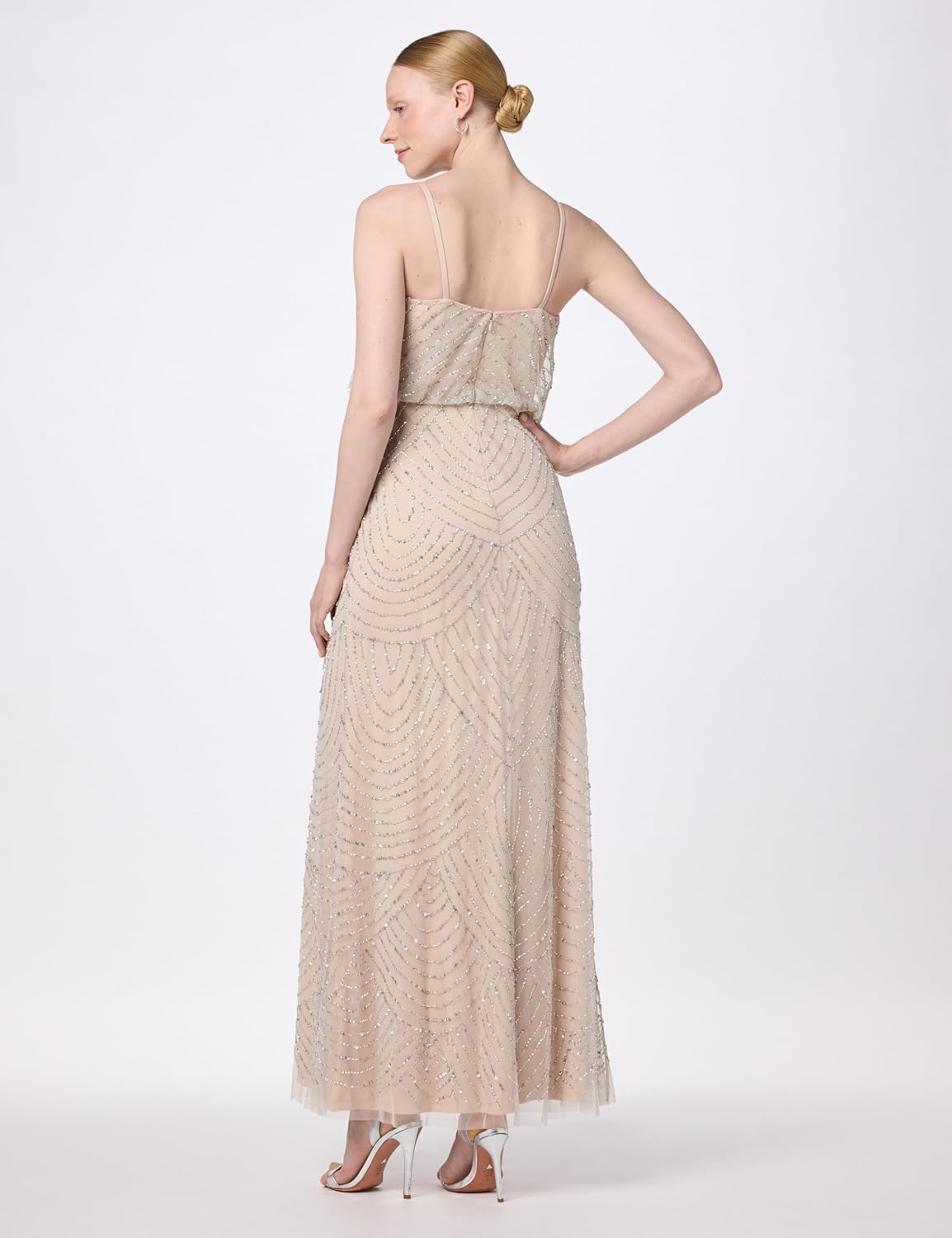 Adrianna Papell Women's Long Blouson Dress