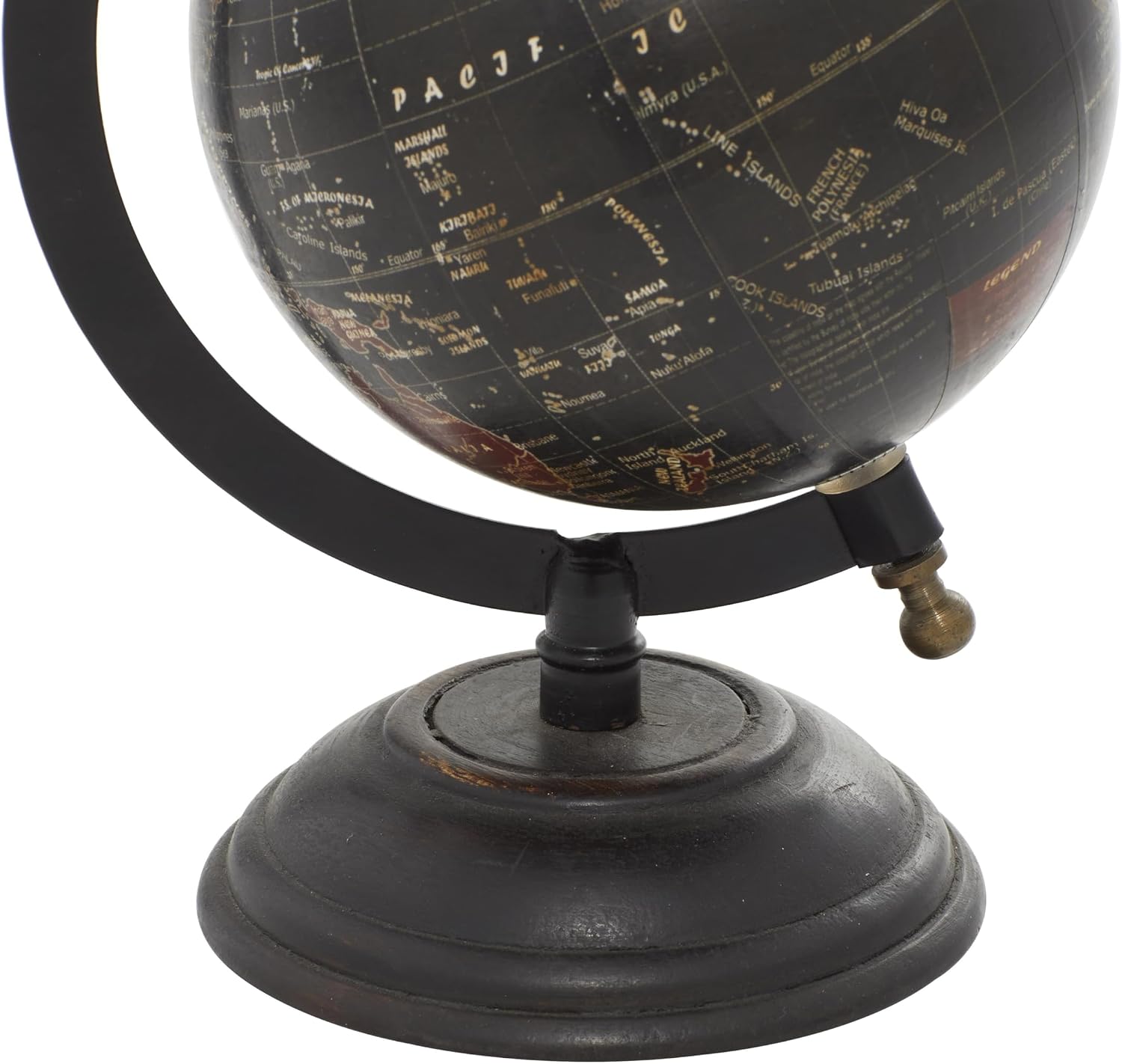 Deco 79 Mango Wood Globe, 6" x 5" x 8", Cream