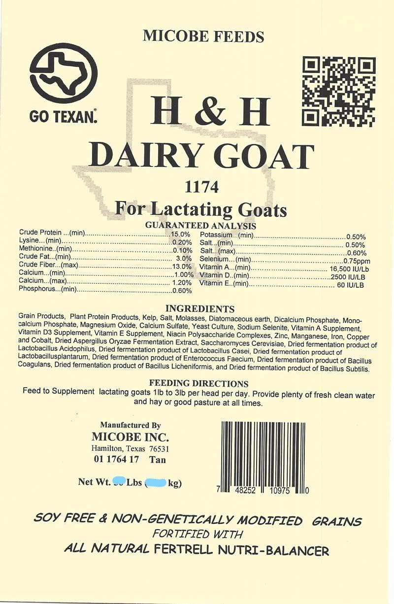 Freshly Milled All Natural Dairy Goat (Cows Too!) Pellets: Non-GMO! 15% Protein Lactating Goats or Cows, Soy Free, Corn Free