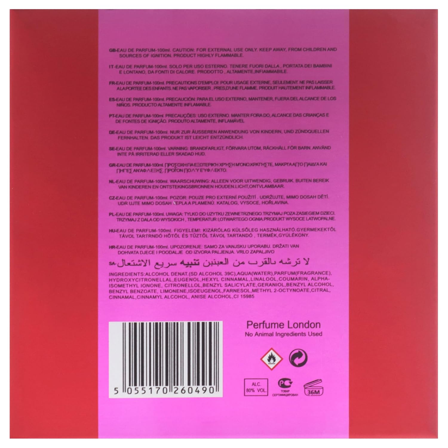 Eternal Romance - Perfumes for Women - Amber Perfume with Plum, Rose and Sandalwood - Long-Lasting Fragrance for Women - 3.4 oz.