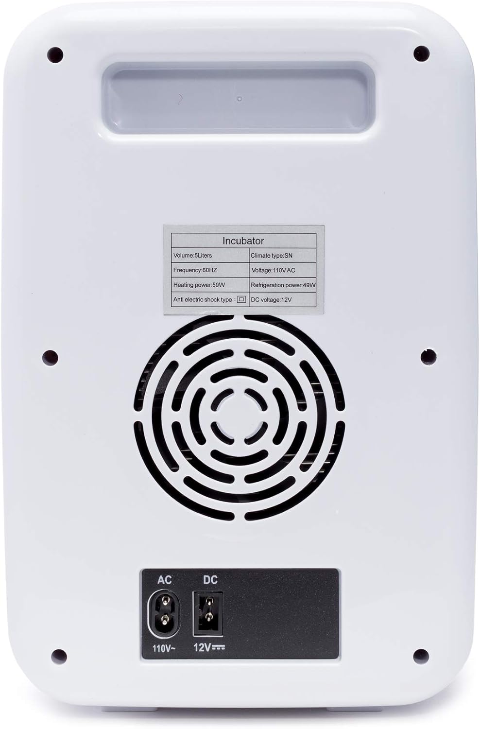 5L Incubator - Precise Temperature Control from 0°C to +55°C, 12V DC / 110V AC