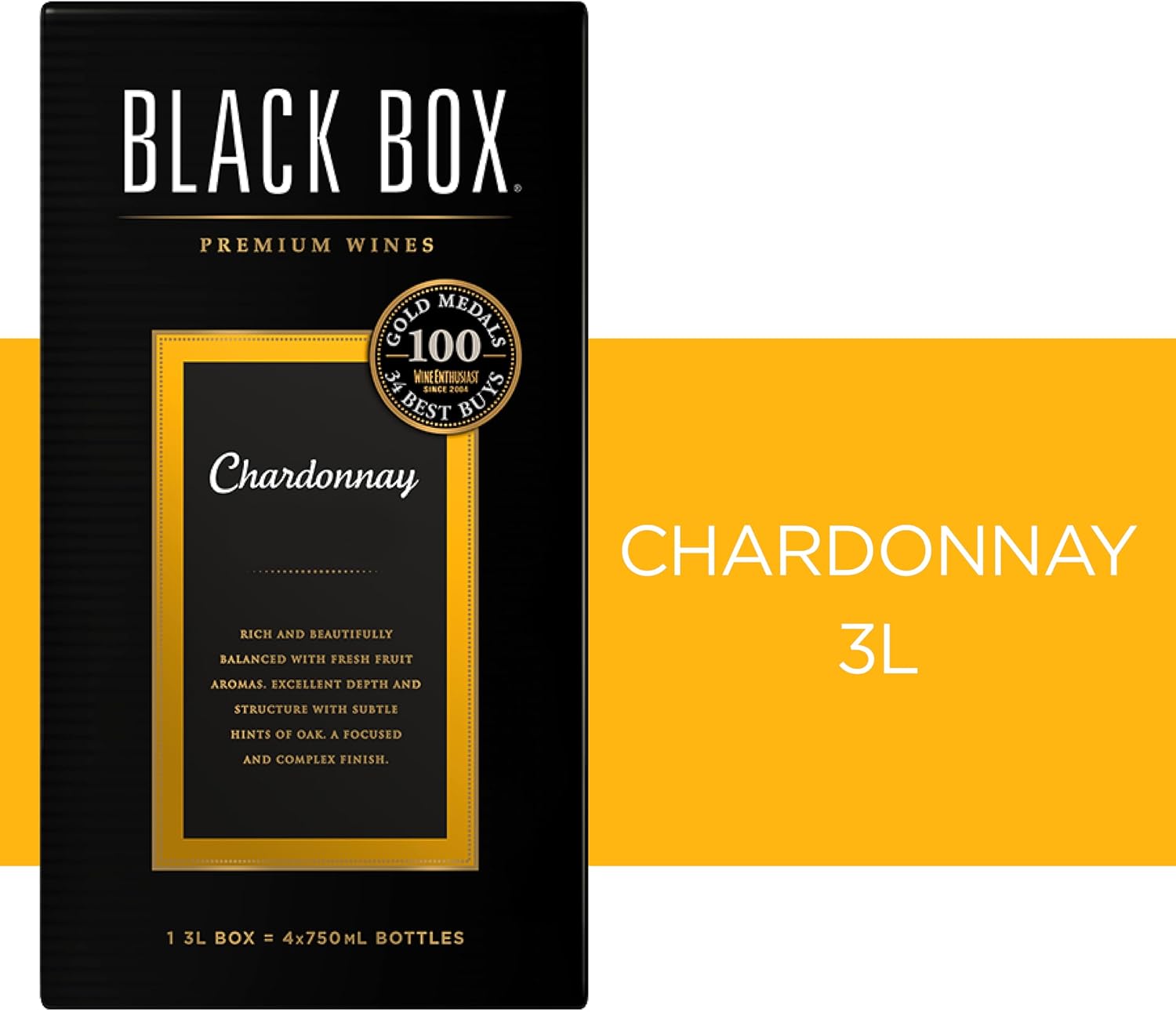 Black Box Chardonnay, 3 Liters