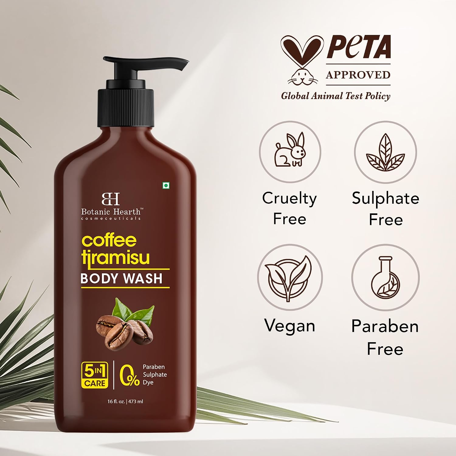 Botanic Hearth Tea Tree Body Wash With 100% Tea Tree Oil - 16 Fl oz
