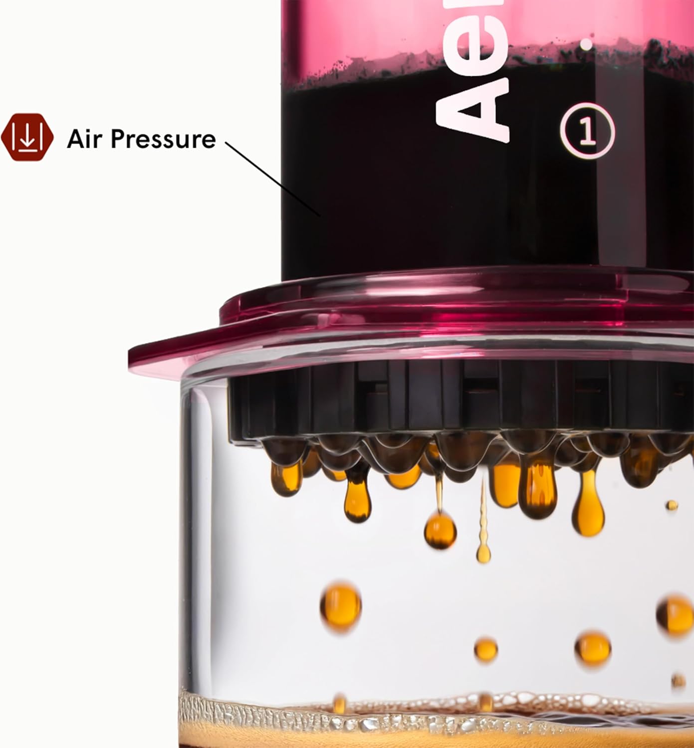 AeroPress Original Coffee Press, French Press, Pour-Over & Espresso Style | All-in-One Manual Coffee Maker, 2-Minute Brew, Less Bitterness, More Flavor, Portable, Travel & Camping