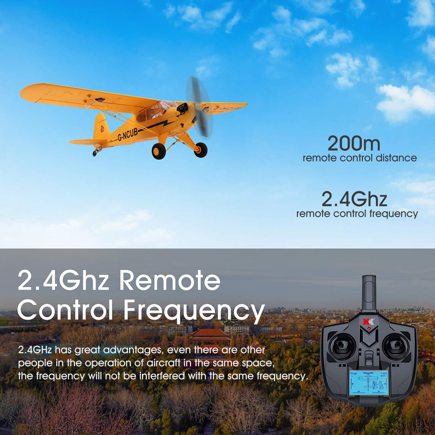 GoolRC WLtoys XK A160 RC Plane, 2.4GHz 5 Channel Brushless Remote Control Airplane for Adults, Stunt Flying RC Aircraft with 3D/6G Mode