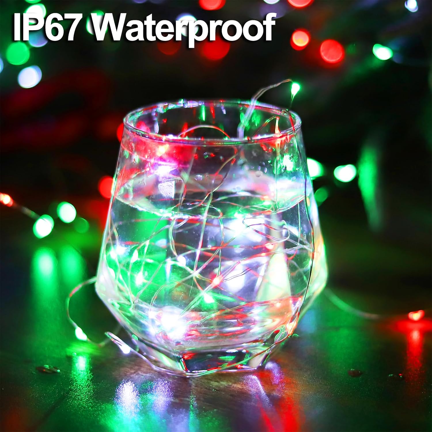 Solar Fairy String Lights, Cool White, 100Led, Outdoor Waterproof