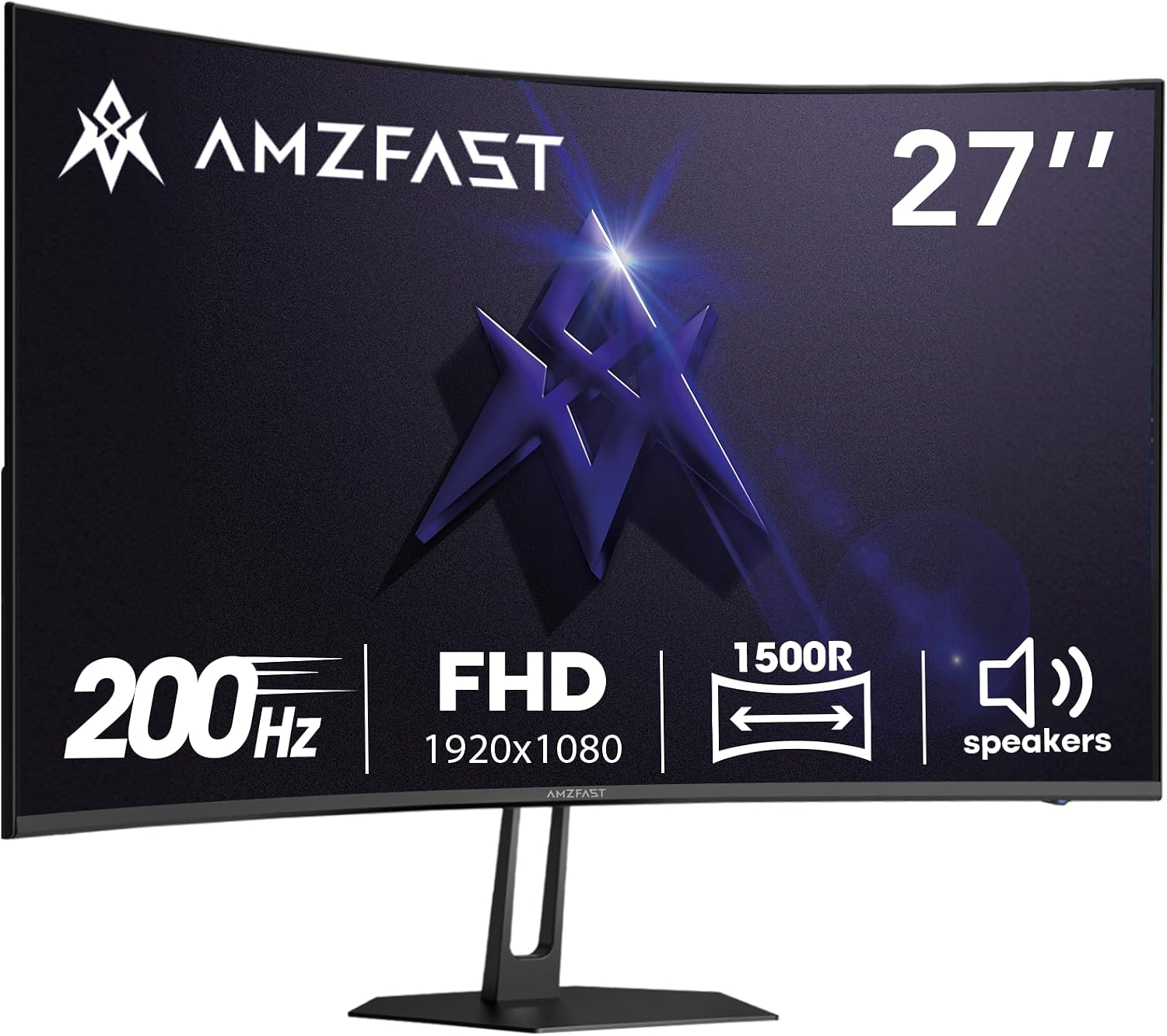 Amzfast 34 Inch Curved Monitor 240Hz UWQHD (3440x1440) Gaming Monitor, 1ms G-SYNC Compatible, 1500R, PIP/PBP, HDR400, 96% DCI-P3, Tilt/Swivel/Height Adjustable, TÜV Rheinland, HDMI 2.1, AMZG34C8 Pro