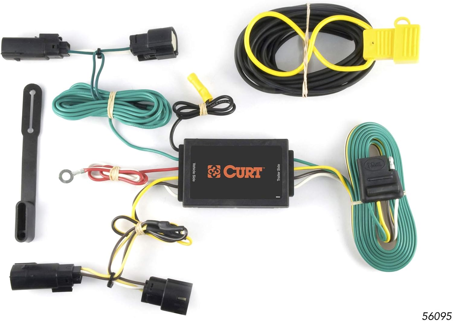CURT 56095 Vehicle-Side Custom 4-Pin Trailer Wiring Harness for Select Lincoln MKT