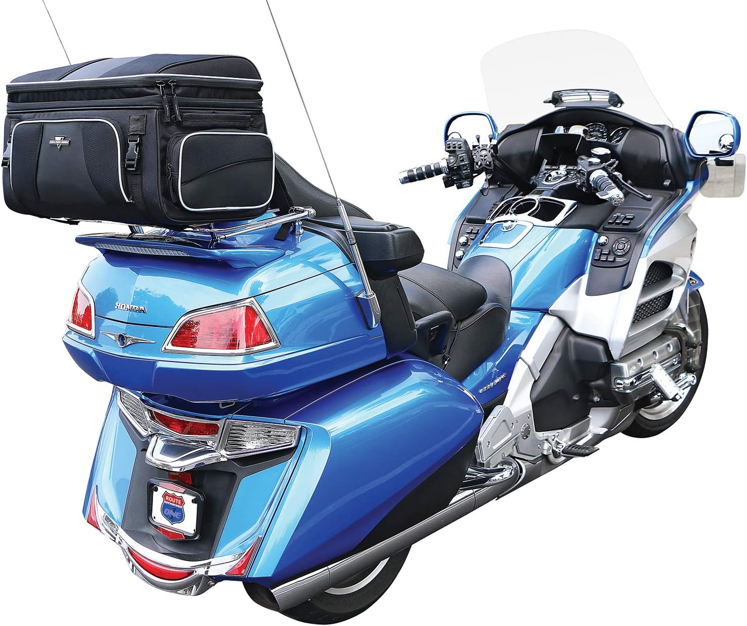 Nelson Rigg NR-300 Route 1 Traveler Tour Trunk Bag, Black Harley Davidson Ultra, Indian Roadmaster, Honda Gold Wing