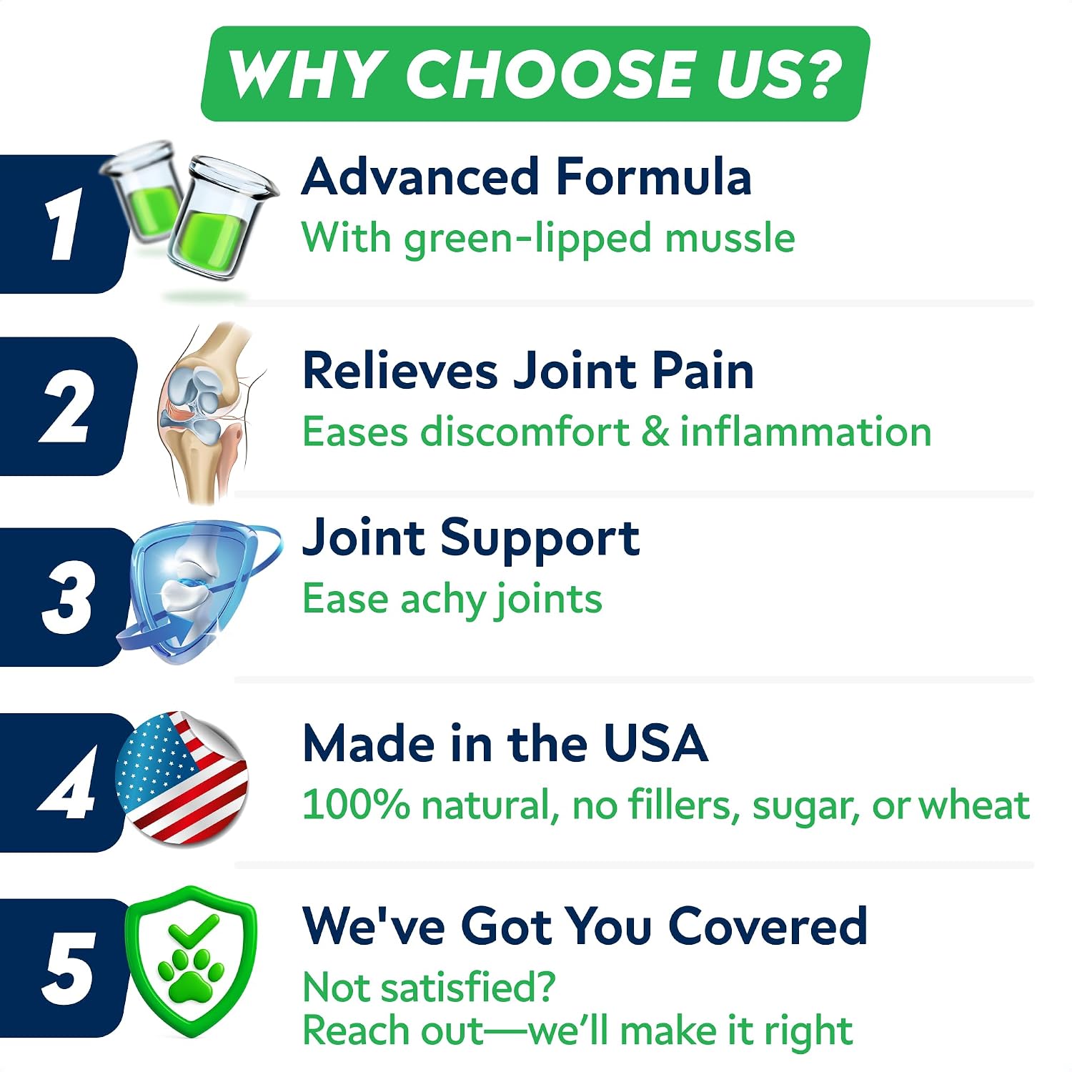 Advanced Glucosamine for Dogs, Chondroitin & MSM Hip Joint Supplement Chews